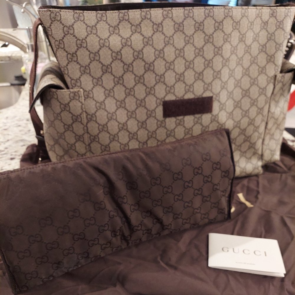 Gucci diaper bag